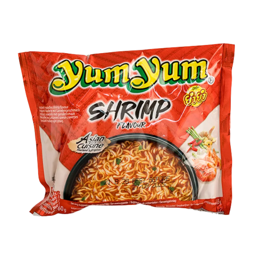 YUM YUM Instant Nudeln Garnelen Pk 60G